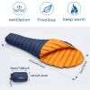 Kamperbox Ultra Light Down Sleeping Bag Outdoor Camping Sleeping Bag Warm Down Sleeping Bag Outdoor Camping Travel UL250 - Blue