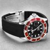 Revue Thommen 17571.2836 Men's 'Diver' Black Dial Rubber Strap Swiss Automatic Watch - Default Title