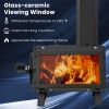 Portable Stove Fire Pit for Outdoor Camping Hiking Traveling - Black - Style B