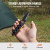 Folding Pocket Knife 3 in/7.6 cm 7Cr17Mov Blade Aluminum Handle Sharp - Default
