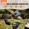 Hunting Knife and Hatchet Axe Combo Set Sheath Fixed Blade Knife Camping - Default