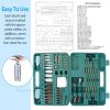 Universal Gun Cleaning Kit Gun Cleaning Brushes Mops Muff Guard w/ Carrying Case For Rifles Pistols Handguns Shotguns - AS  PIC
