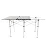 Portable Camping Table Aluminum Folding Table Lightweight Outdoor Roll Up Picnic Table with Storage Bag