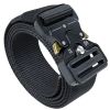 Men's Tactical Belt Military Camouflage Style Nylon Belts Webbing Belt with Heavy-Duty Quick-Release Buckle