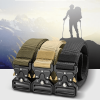 Men's Tactical Belt Military Camouflage Style Nylon Belts Webbing Belt with Heavy-Duty Quick-Release Buckle