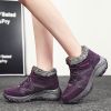 Winter Women's Snow Boots. Increased Velvet Warm Low Ankle Outdoor Sports Hiking Boots