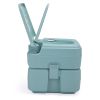 Lightweight Portable Toilet,  Flushable Camping Toilet, Sanitary Outdoor Travel Toilet for Tents Boats Semi Trucks RV Campers