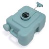 Lightweight Portable Toilet,  Flushable Camping Toilet, Sanitary Outdoor Travel Toilet for Tents Boats Semi Trucks RV Campers