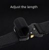Men's Tactical Belt Military Camouflage Style Nylon Belts Webbing Belt with Heavy-Duty Quick-Release Buckle