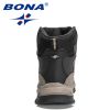 BONA 2022 New Designers High-Top Mens Hiking Soft Leather Wear-Resistant Non-Slip Snow Shoes
