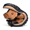 Mens Summer Leather Hiking Sandal. Non-slip High Quality Trekking Sandal